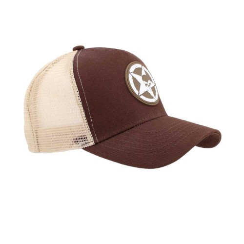 GORRA "PUNISHER" IMMORTAL WARRIOR C/ REJILLA - MARRÓN