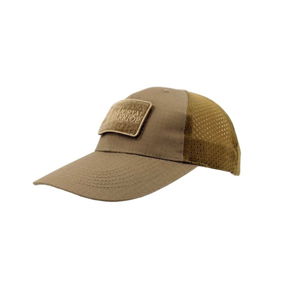 GORRA IMMORTAL WARRIOR C/ VELCRO & REJILLA - COYOTE