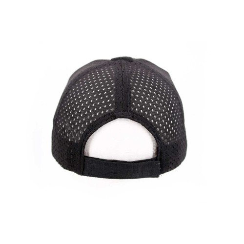 GORRA IMMORTAL WARRIOR C/ VELCRO & REJILLA - NEGRA