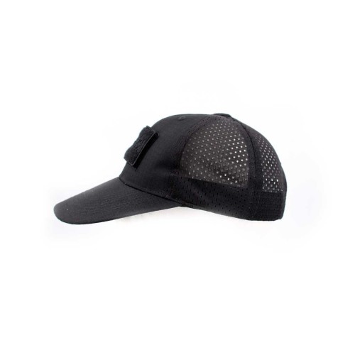 GORRA IMMORTAL WARRIOR C/ VELCRO & REJILLA - NEGRA