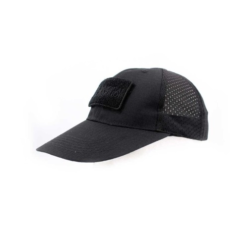 GORRA IMMORTAL WARRIOR C/ VELCRO & REJILLA - NEGRA