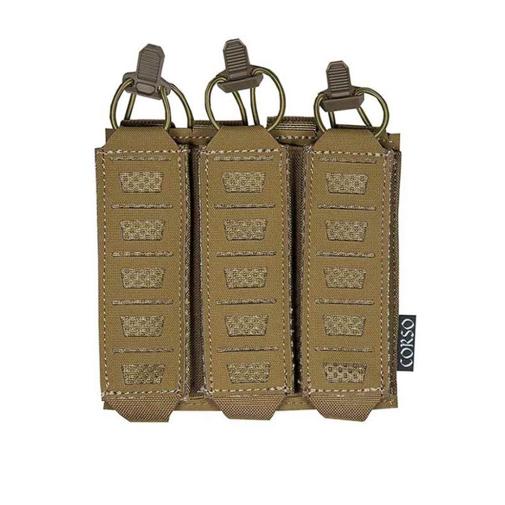 POUCH CORSO CARGADOR MP5/MP7 TRIPLE DAGGER LASER NEGRO/COYOTE/MULTICAM
