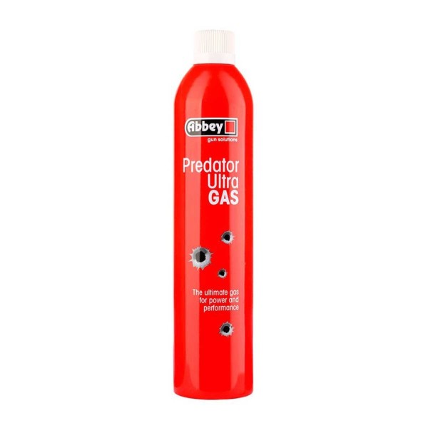 BOTELLA GAS ABBEY PREDATOR ULTRA GAS 700ML ROJA