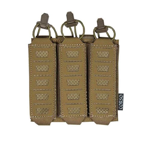 POUCH CORSO CARGADOR MP5/MP7 TRIPLE DAGGER LASER NEGRO/COYOTE/MULTICAM