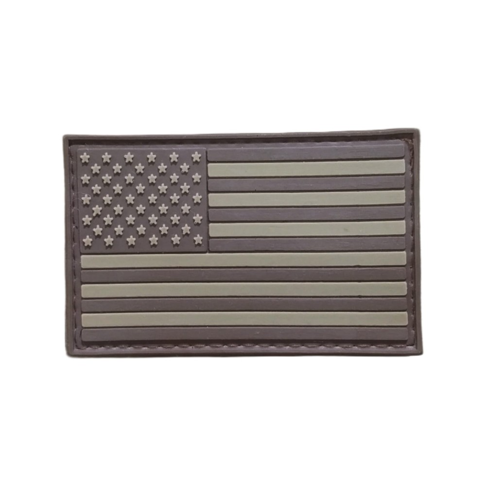 PARCHE PVC BANDERA AMERICANA (BORDES CUADRADOS) TAN