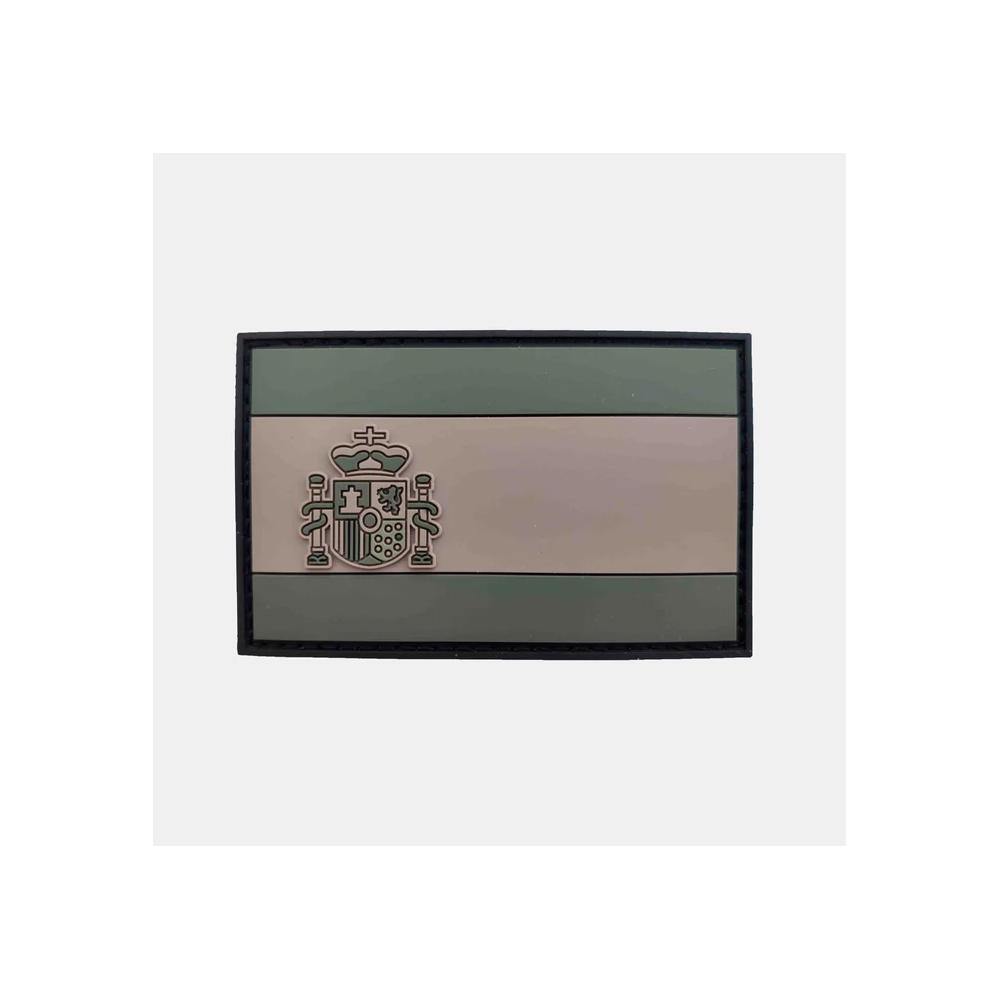 PARCHE PVC BANDERA ESPAÑOLA VERDE