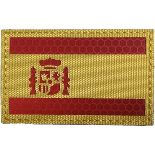 PARCHE REFLECTANTE BANDERA ESPAÑOLA AMARILLA-ROJA