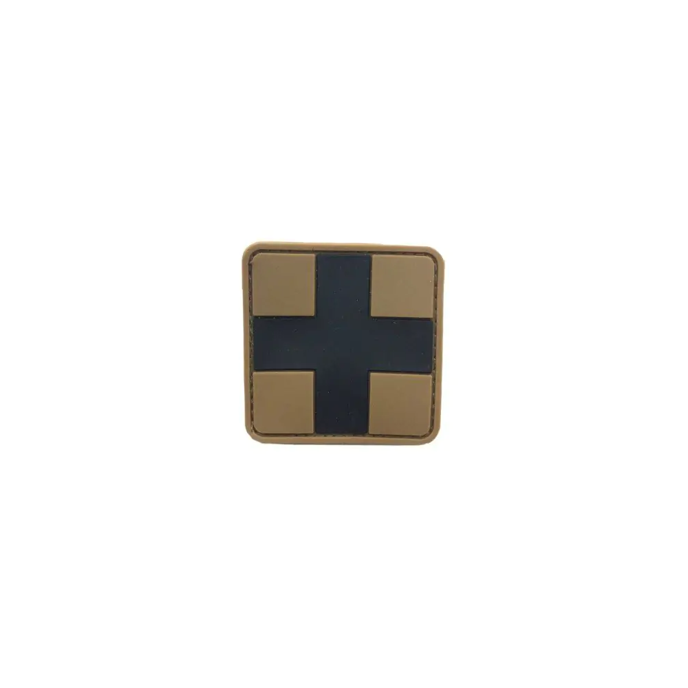 PARCHE PVC MEDICO TAN-NEGRO