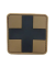 PARCHE PVC MEDICO TAN-NEGRO