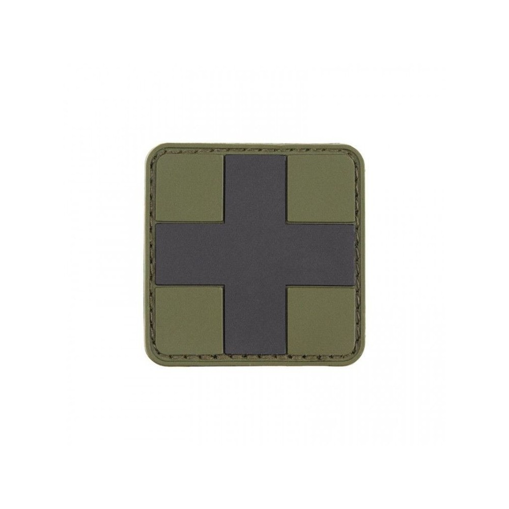 PARCHE PVC MEDICO VERDE-NEGRO