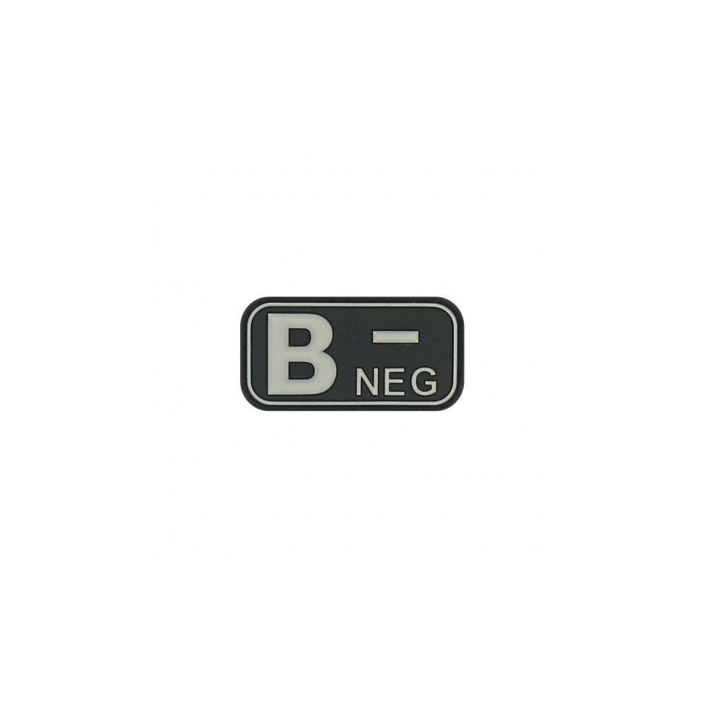 PARCHE PVC GRUPO SANGUÍNEO B NEGATIVO