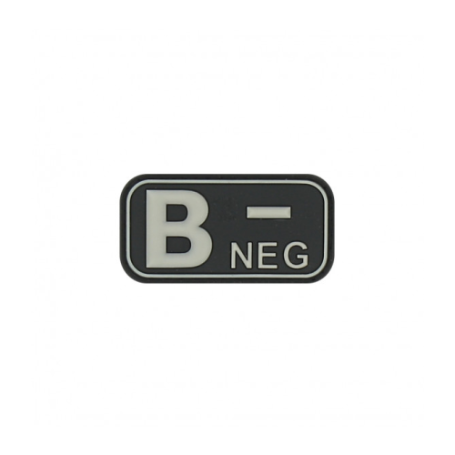 PARCHE PVC GRUPO SANGUÍNEO B NEGATIVO