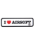 PARCHE PVC "I LOVE AIRSOFT" BLANCO-NEGRO