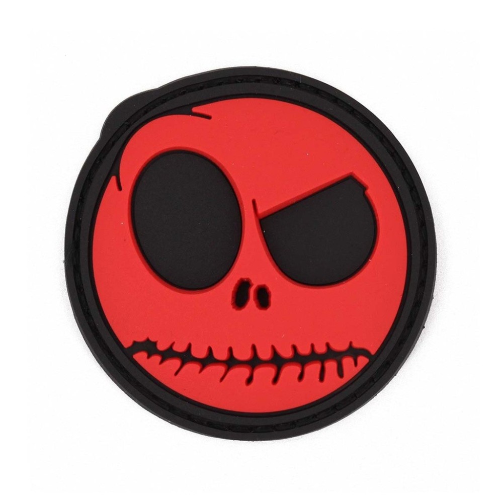 PARCHE PVC PESADILLA ROJA OJOS FLUORESCENTE