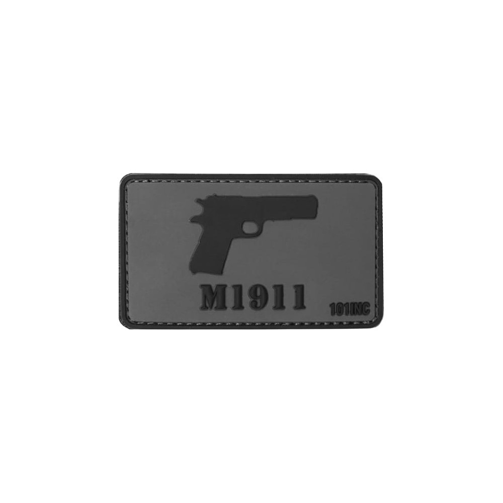 PARCHE PVC M1911 GRIS-NEGRO
