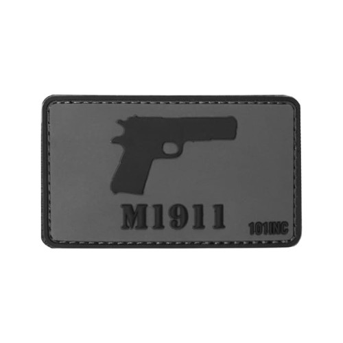 PARCHE PVC M1911 GRIS-NEGRO