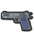 PARCHE PVC 1911 GRIS-AZUL