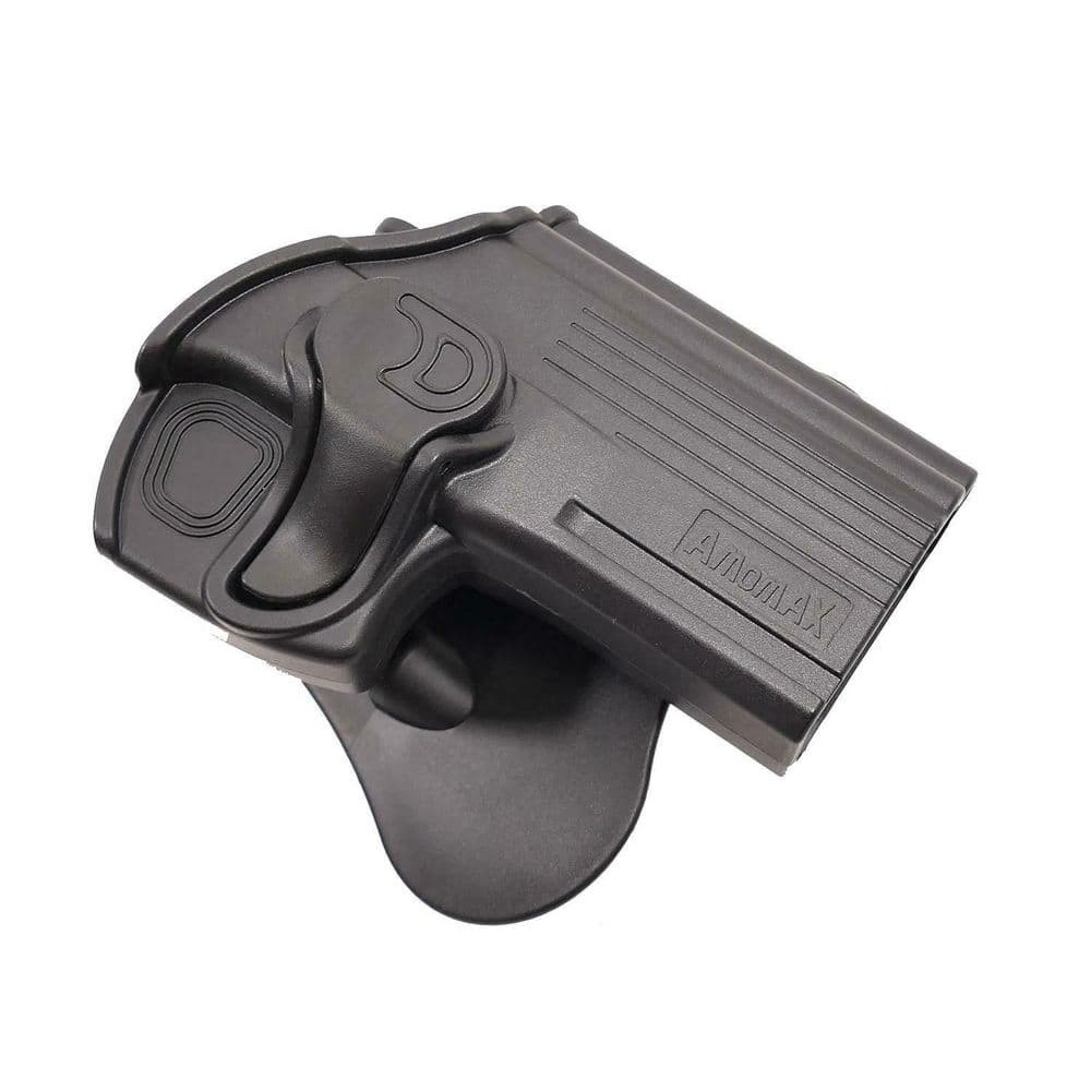 PISTOLERA RÍGIDA AMOMAX CZ 75D COMPACT DIESTRA - NEGRA