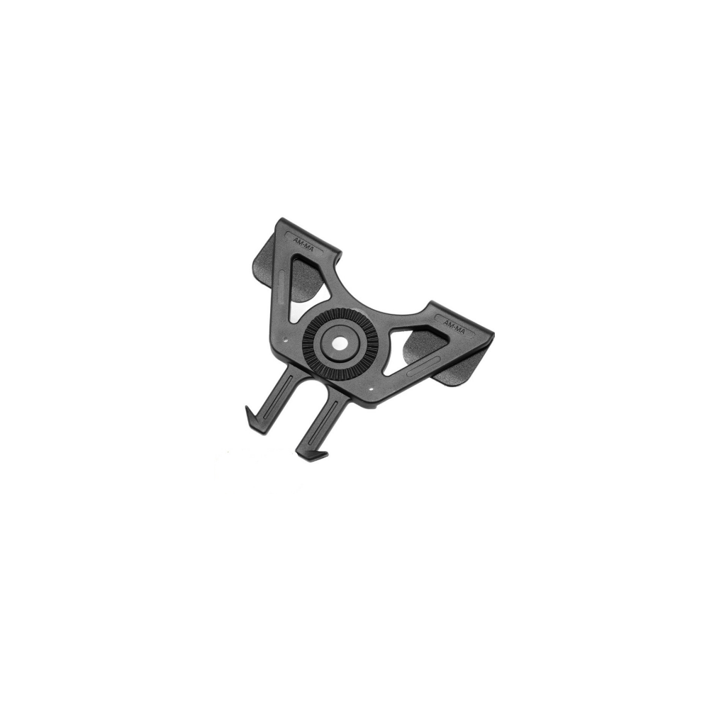 ADAPTADOR PISTOLA RIGIDO MOLLE AMOMAX TRIANGULO NEGRO