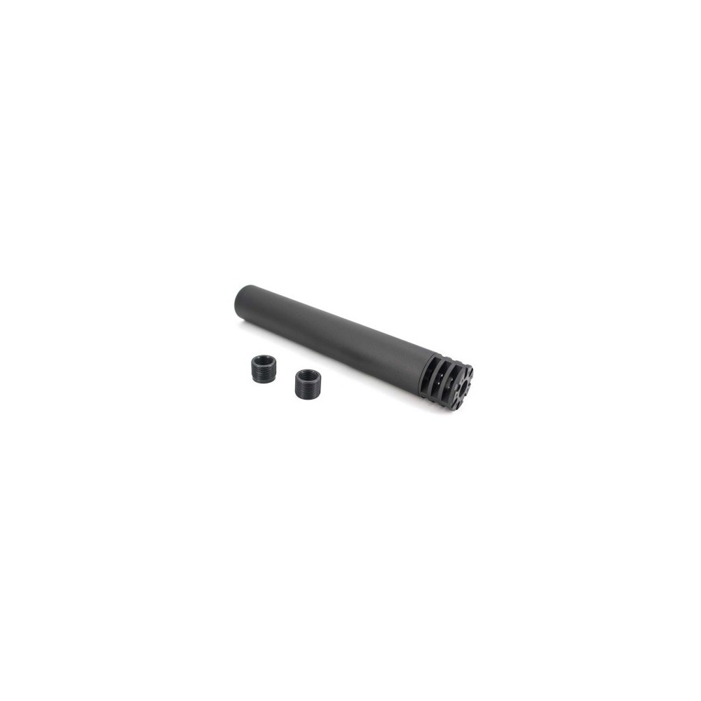 SILENCIADOR FMA (14MM) "HARVESTER" 223.5MM - NEGRO