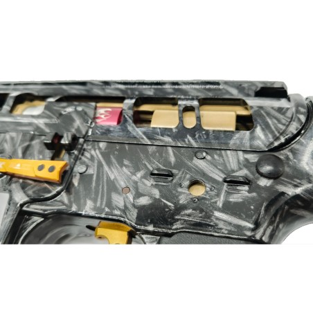 (SEGUNDA MANO) - FUSIL SPEEDSOFT C/ FIBRA DE CARBONO - NEGRO