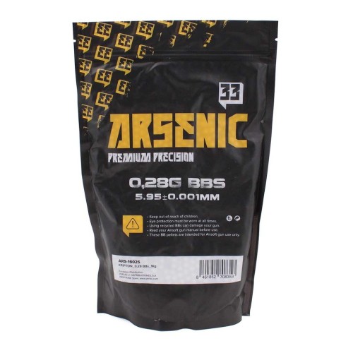 BOLAS ARSENIC KRYPTON 0.28G 1KG BLANCA WA576490