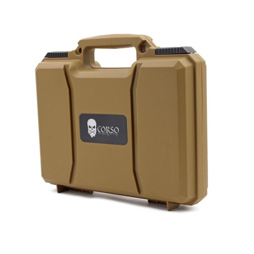 MALETIN PISTOLA CORSO RIGIDO CORSAIR MK1 29CM COYOTE