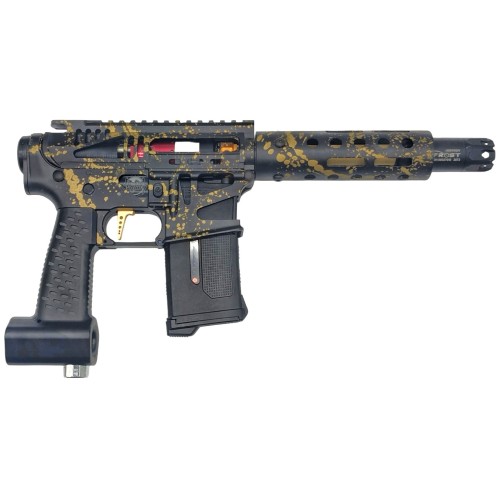 (SEGUNDA MANO) - FUSIL SPEEDSOFT WATC CUSTOM SEMI NUEVO - NEGRO & DORADO