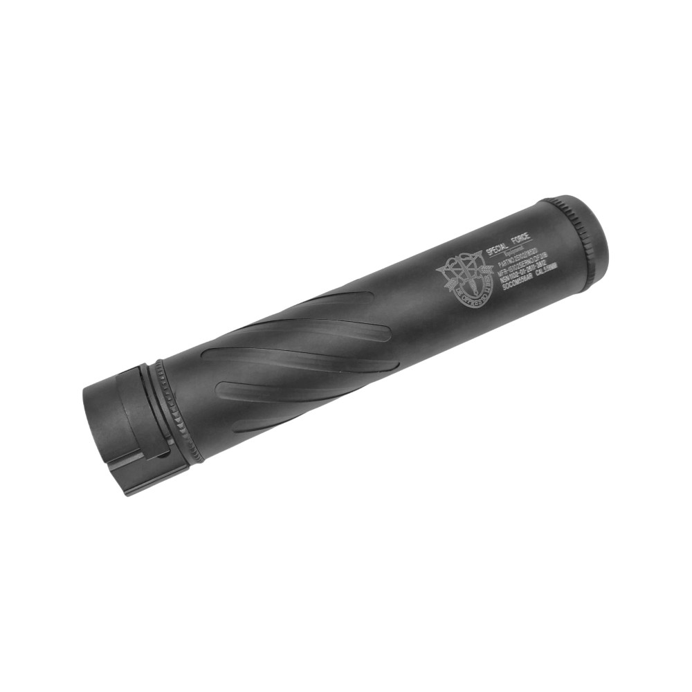 SILENCIADOR 5KU (14MM) Q/D "SPECIAL FORCE" 142-B 185MM - NEGRO