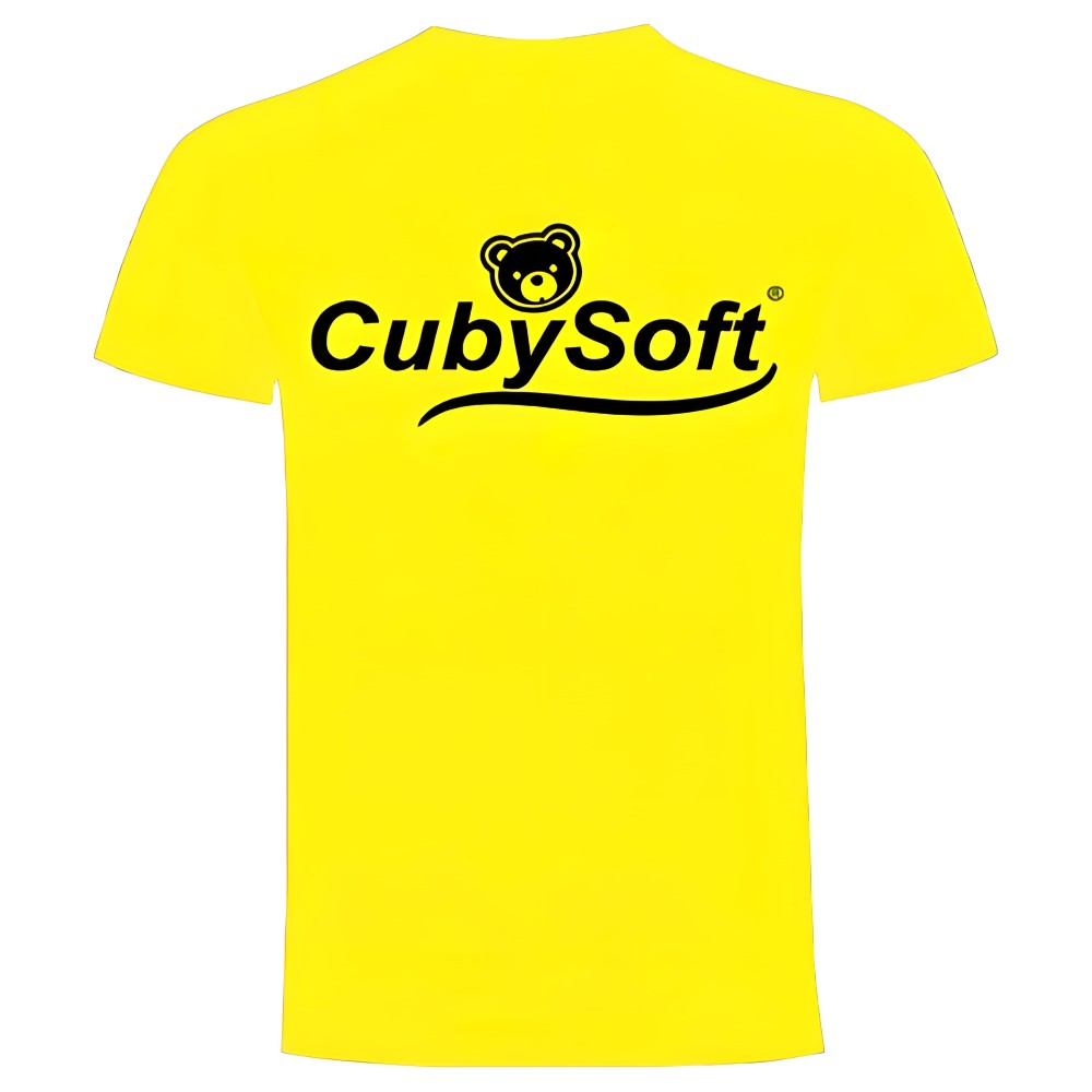 CAMISETA CUBYSOFT - AMARILLA