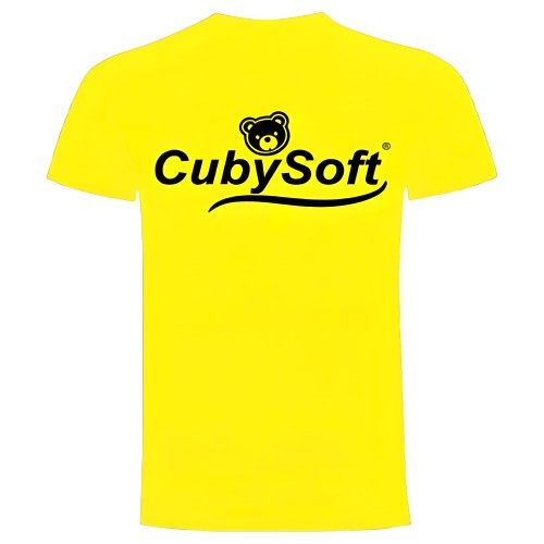 CAMISETA CUBYSOFT - AMARILLA