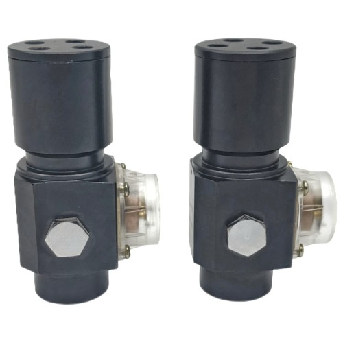 (SEGUNDA MANO) - REGULADORES BALYSTIK 0-200 PSI (1 UND.) - NEGROS