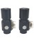 (SEGUNDA MANO) - REGULADORES BALYSTIK 0-200 PSI (1 UND.) - NEGROS
