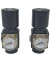 (SEGUNDA MANO) - REGULADORES BALYSTIK 0-200 PSI (1 UND.) - NEGROS
