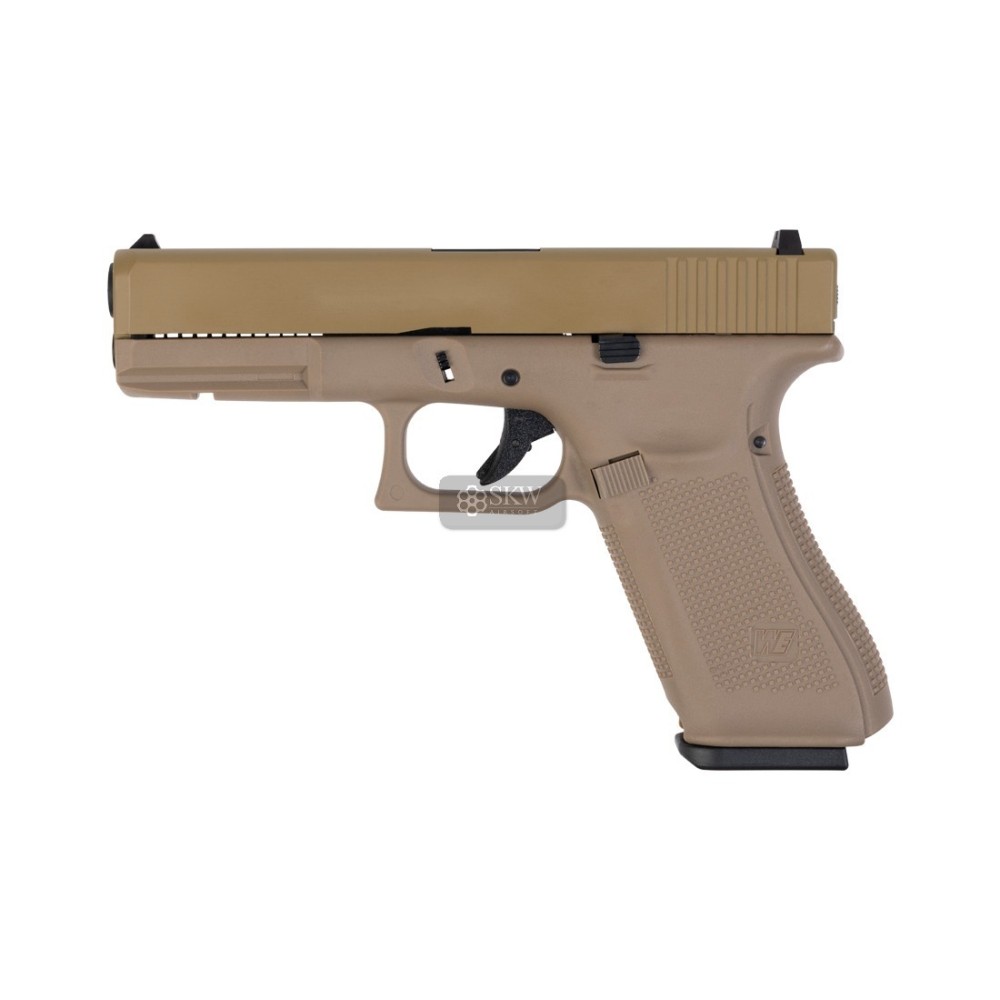 PISTOLA WE G17 V5 FULL METAL TAN