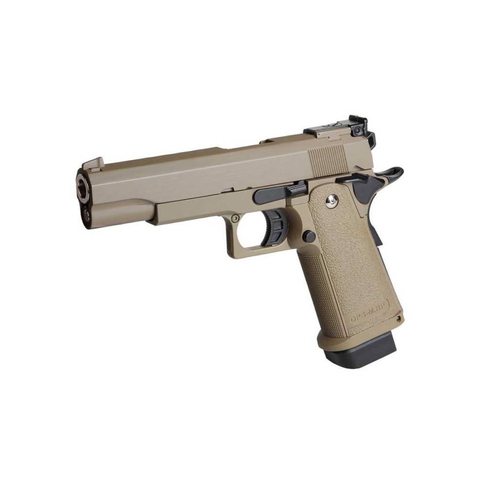 PISTOLA GBB HI-CAPA 5.1 TAN 3304 GOLDEN EAGLE