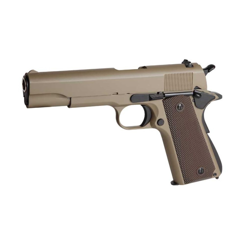 PISTOLA GBB 1911 TAN 3306 GOLDEN EAGLE