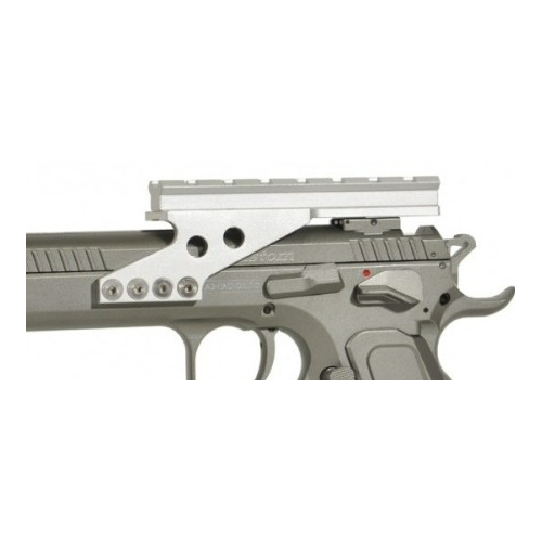 RAÍL DE ALUMINIO TANFOGLIO PARA PISTOLA - PLATEADO