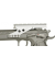 RAÍL DE ALUMINIO TANFOGLIO PARA PISTOLA - PLATEADO