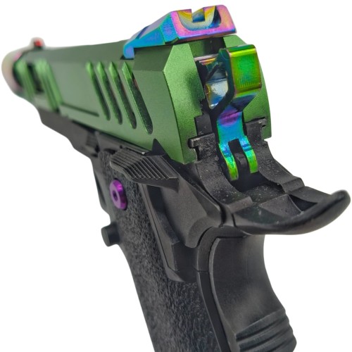 (SEGUNDA MANO) - HI-CAPA WATC CUSTOM SEMI-NUEVA - NEGRA & VERDE