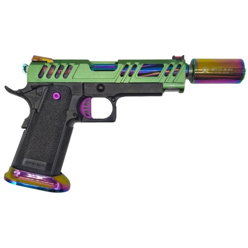 (SEGUNDA MANO) - HI-CAPA WATC CUSTOM SEMI-NUEVA - NEGRA & VERDE