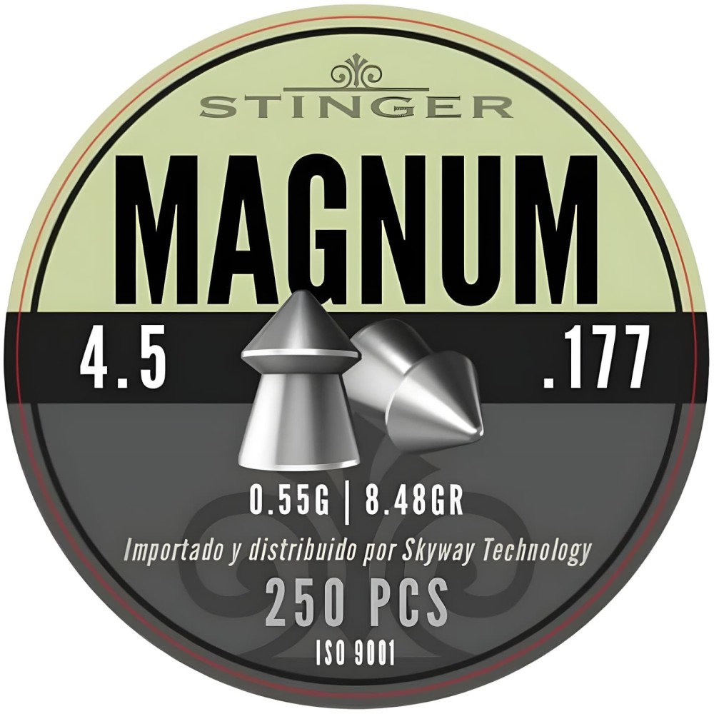 PERDIGONES STINGER MAGNUM 4.5MM/0.55GR 250PCS