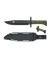 CUCHILLO ALBAINOX FUNDA RIGIDA NEGRO-VERDE