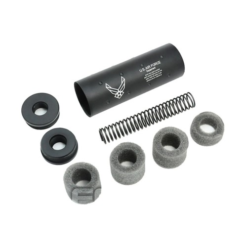 SILENCIADOR FMA STUBBY U.S.AIR FORCE 107MM NEGRO