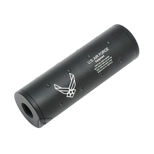 SILENCIADOR FMA STUBBY U.S.AIR FORCE 107MM NEGRO