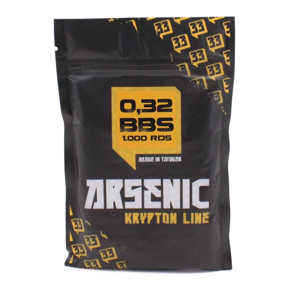 BOLAS ARSENIC KRYPTON 0.32G 1000RDS BLANCA