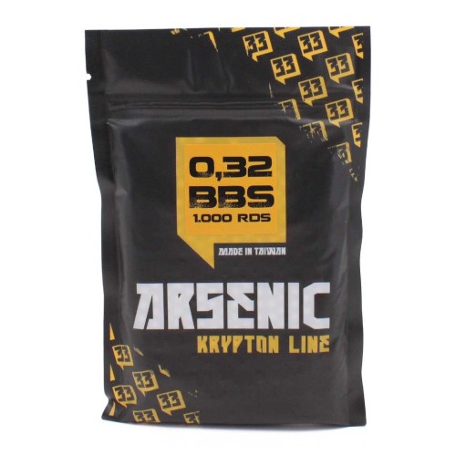 BOLAS ARSENIC KRYPTON 0.32G 1000RDS BLANCA