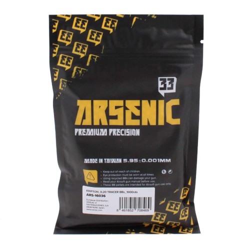 BOLAS ARSENIC KRYPTON TRAZADORA 0.20G 1000RDS VERDE