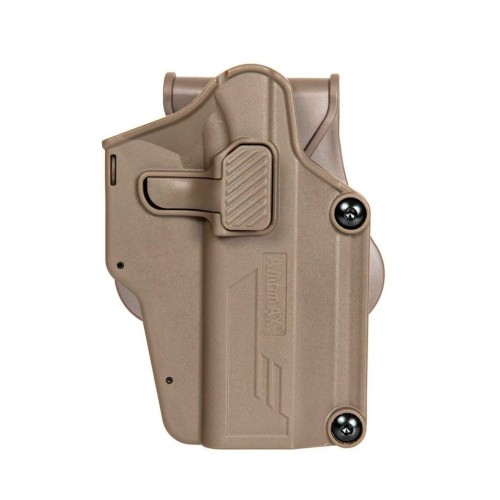 FUNDA PISTOLA RIGIDA AMOMAX UNIVERSAL AM-UH TAN