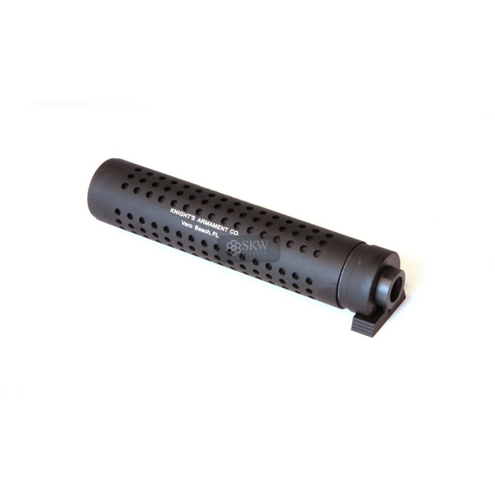 SILENCIADOR LARGO CLIP 185MM NEGRO
